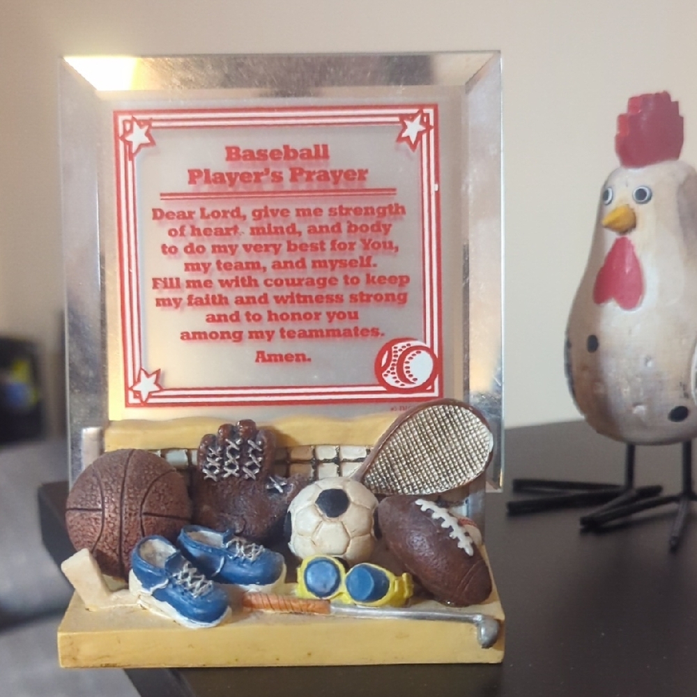 Baseball ⚾ Prayer Plaque